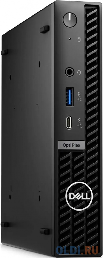 Неттоп Dell Optiplex 7020 Micro Core 300T (3.4) 8Gb SSD256Gb UHDG 710 Linux Ubuntu GbitEth WiFi BT 90W мышь клавиатура черный (7020-1860)