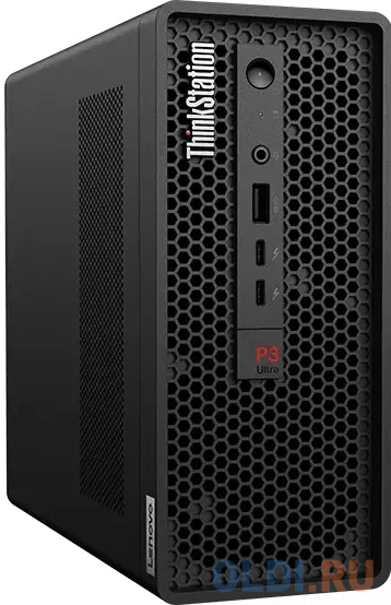 ПК Lenovo ThinkStation P3 Ultra SFF i7 13700 32Gb SSD1Tb Windows 11 Professional 64 GbitEth 500W мышь клавиатура черный (30HBS64C00)