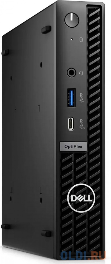 Компьютеры DELL  ОЛДИ Неттоп Dell Optiplex 7020 Micro i7 14700T (0.9) 16Gb SSD512Gb UHDG 770 Windows 11 Professional GbitEth 260W мышь клавиатура черный (7020-7621)