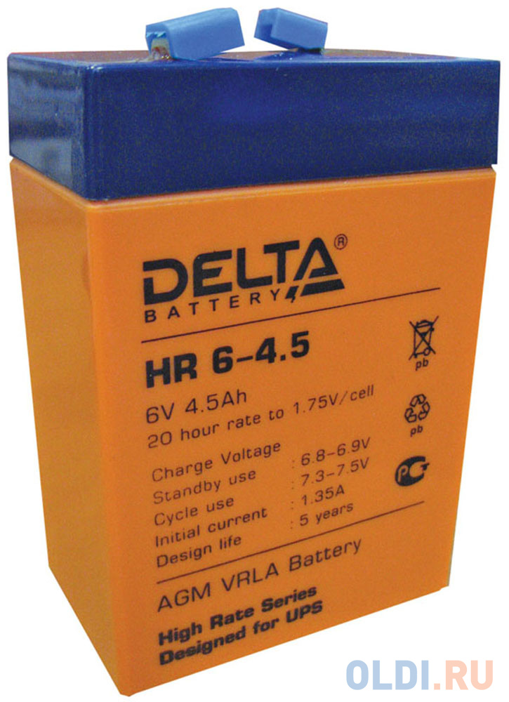 Батарея Delta HR 6-4.5 4.5Ач 6Bт