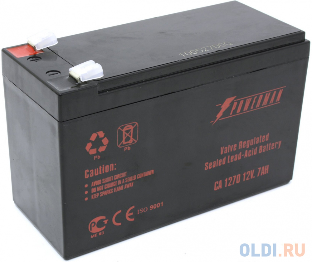 Аккумуляторы для ИБП  ОЛДИ Батарея Powerman CA1270 12V/7AH