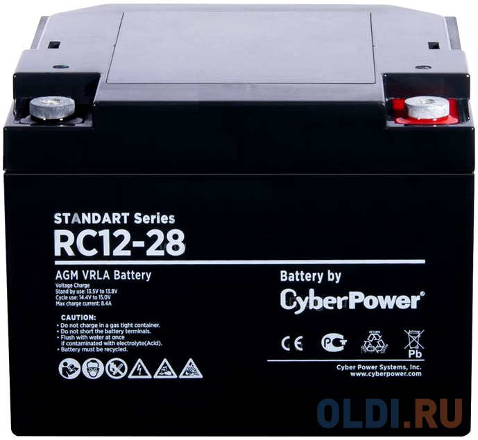 Battery CyberPower Standart series RC 12-28 / 12V 28 Ah