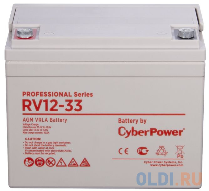 Battery CyberPower Professional series RV 12-33 / 12V 33 Ah