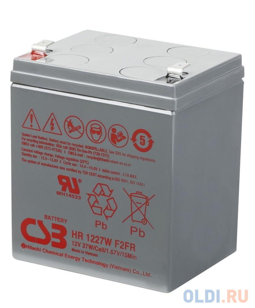 Аккумуляторы для ИБП CSB Батарея HR1227W (12V 7,5Ah)