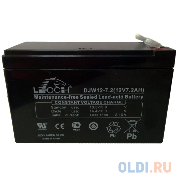 Leoch Батарея DJW12-7.2 (12V 7,2Ah)
