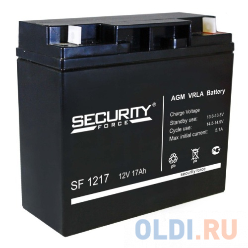   ОЛДИ Аккумуляторная батарея SECURITY FORCE SF 1217