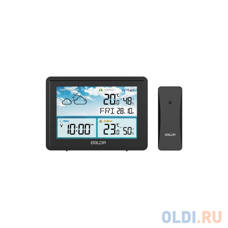 Погодные станции BALDR B0359WST2H2R-BLACK Беспроводная метеостанция, черный