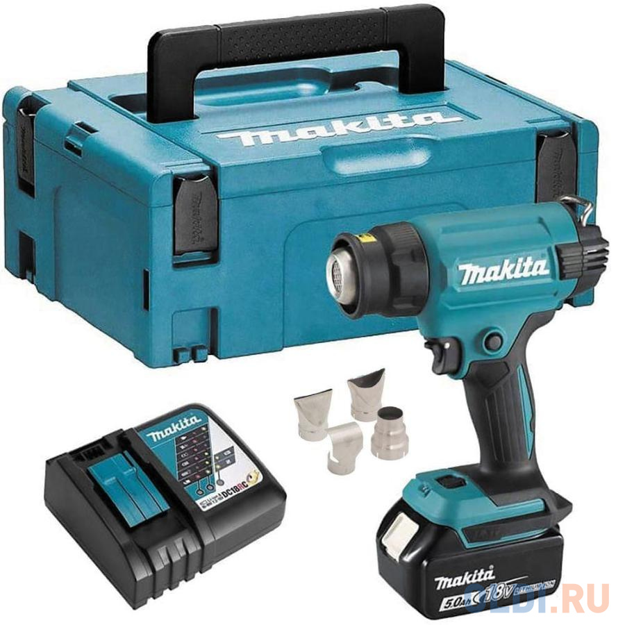 Термопистолеты Makita  ОЛДИ Технический фен Makita DHG181RT1J темп.150/250/350/450/550С