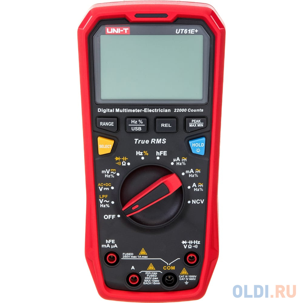 UNI-T UT61E+ Мультиметр цифровой 00-00006015