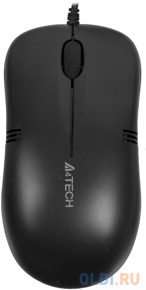 Мышь A4Tech OP-560NUS черный оптическая (1200dpi) silent USB (2but)