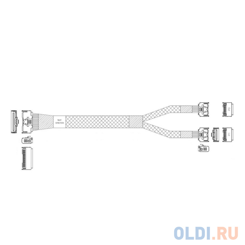   ОЛДИ Кабель SuperMicro CBL-MCIO-1235M5FY