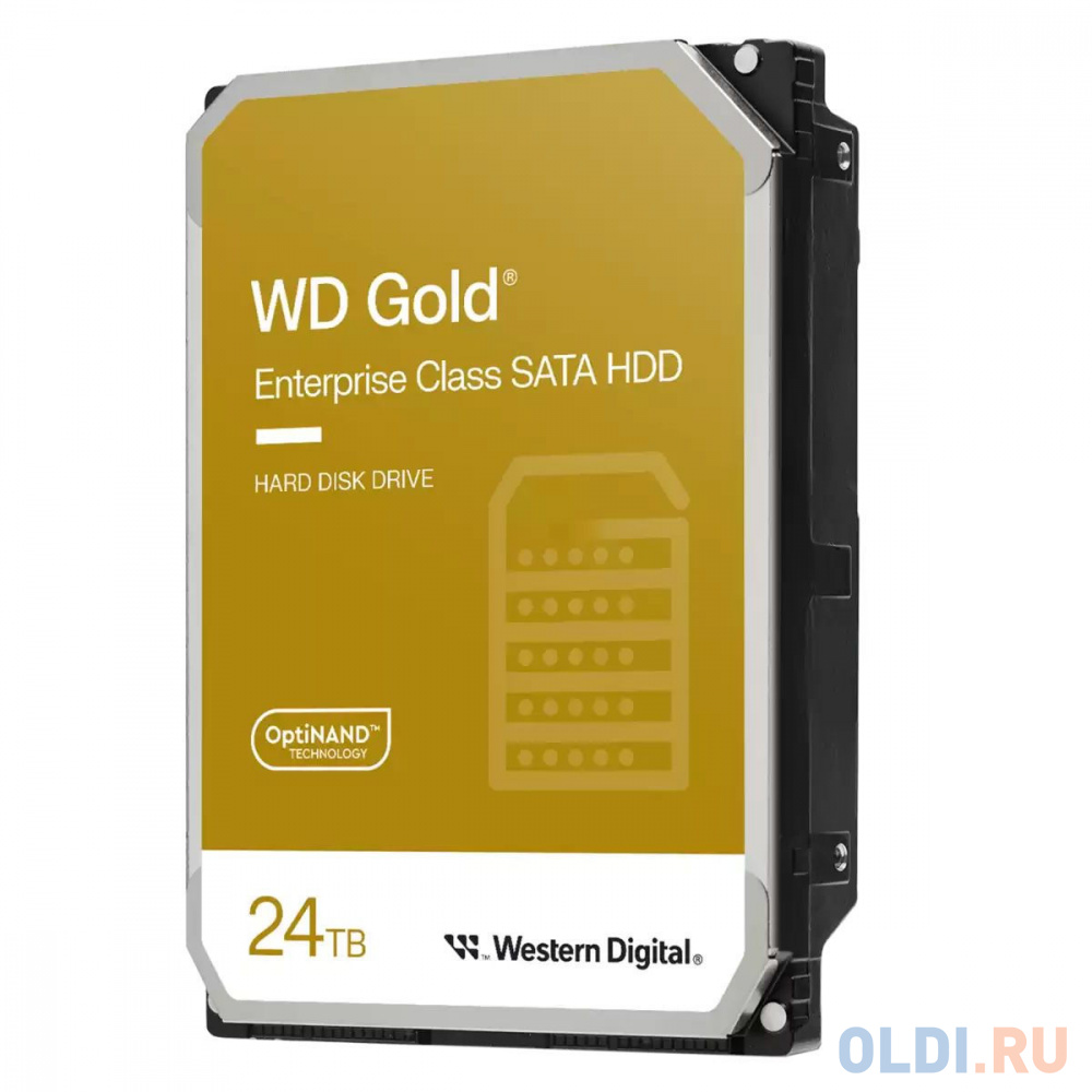 Жесткий диск Western Digital 3.5 24TB WD241KRYZ Gold SATA3, Cache 298MB, 7200 rpm