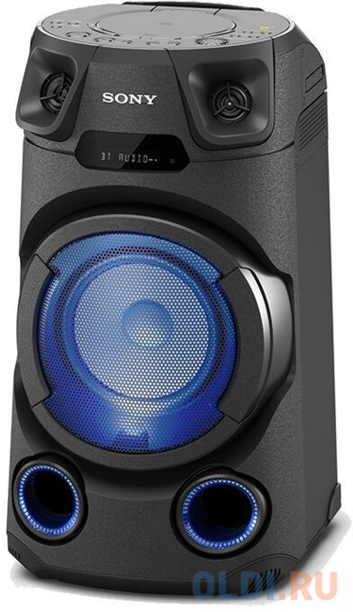 Музыкальные центры SONY  ОЛДИ Минисистема Sony MHC-V13 черный/CD/CDRW/FM/USB/BT