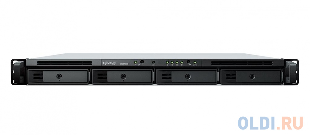 СХД стоечное исполнение 4BAY 1U NO HDD RS822RP+ SYNOLOGY