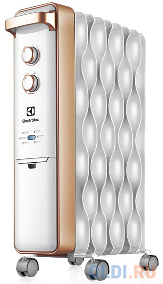 Обогреватели Electrolux  ОЛДИ Масляный радиатор Electrolux Wave EOH/M-9209 2000 Вт серебристый