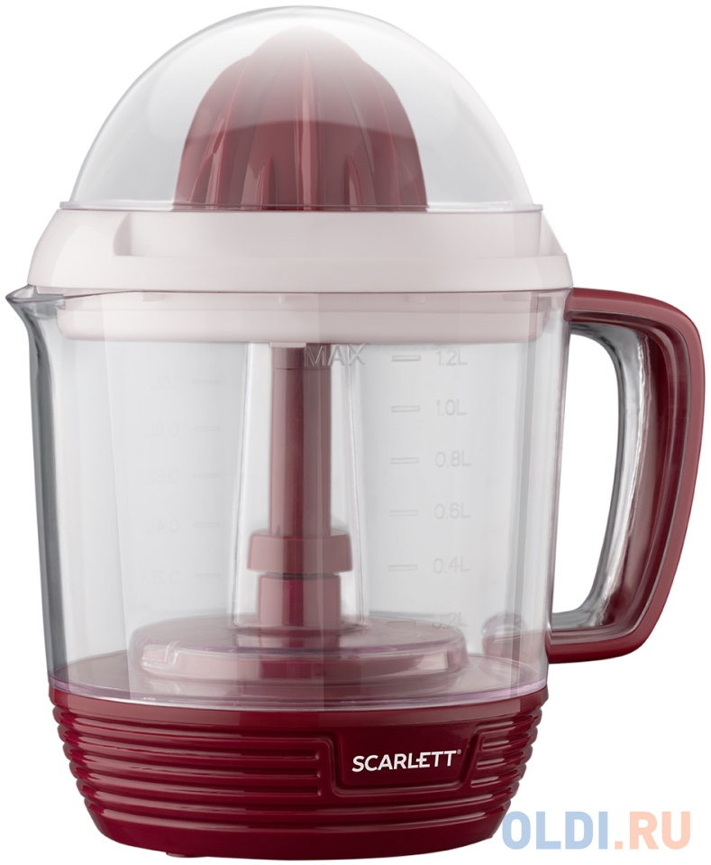 Соковыжималка Scarlett SC-JE50C08 25 Вт красный белый