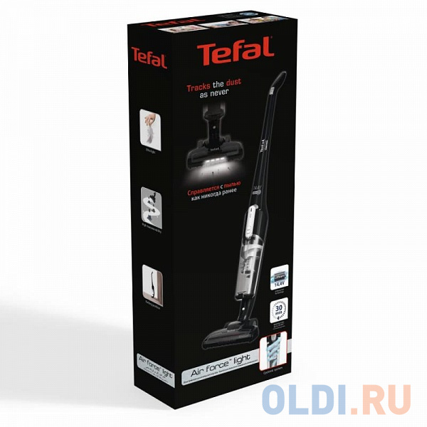 Пылесос ручной Tefal TY6545RH сухая уборка чёрный 2211400233