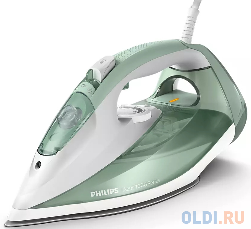 Утюги Philips  ОЛДИ Утюг Philips DST7012/70 2600Вт желто-зеленый/серый