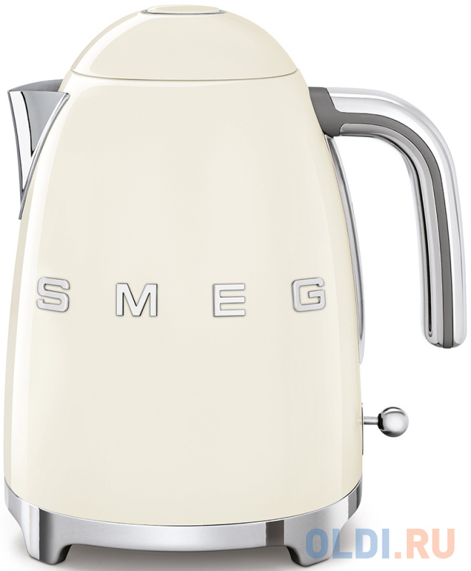 Чайник Smeg "Стиль 50-х годов" 2400 Вт кремовый 1.7 л нержавеющая сталь KLF03CREU