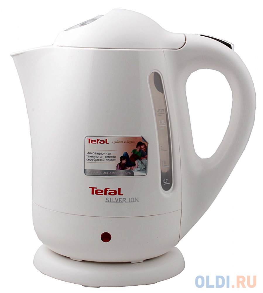 Чайник Tefal BF 925132 Silver Ion 2400Вт 1.7л пластик белый