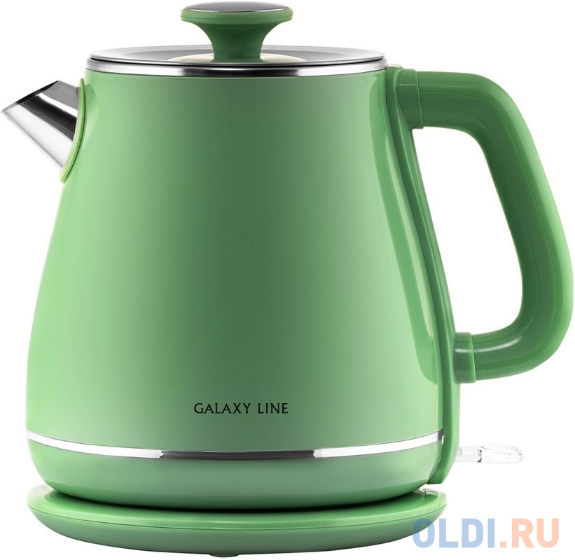 Чайник электрический Galaxy Line GL 0331 1.8л. 2200Вт зеленый корпус: пластик (ГЛ0331ЛЗЕЛ)