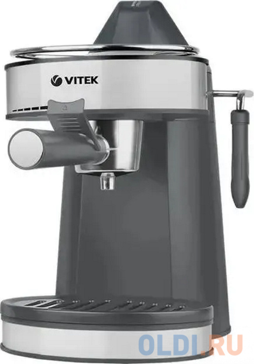   ОЛДИ Кофеварка Vitek VT-1524,  рожковая,  серый