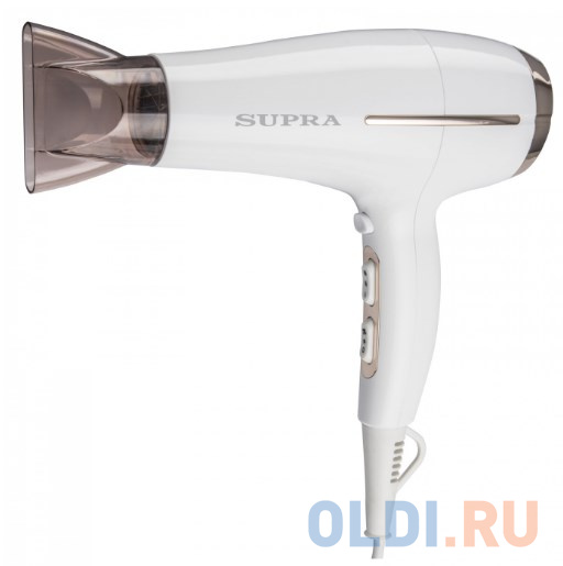 Фен Supra PHS-2202L 2200Вт белый