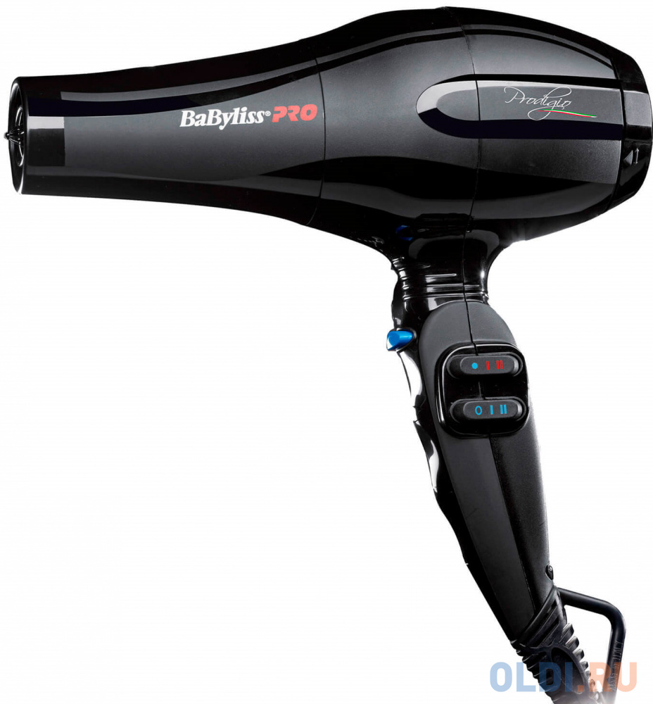 Фен BaByliss PRO Prodigio BAB6710RE 2100Вт чёрный