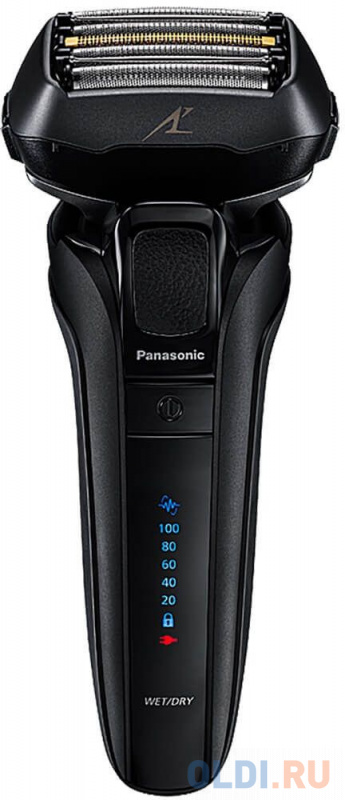 Бритвы Panasonic  ОЛДИ Бритва сетчатая Panasonic ES-LV9U-K820 реж.эл.:5 питан.:аккум. черный