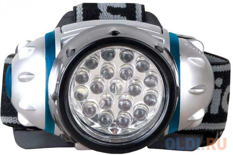 Фонарь CAMELION LED5313-19F4  налобн металлик 19led 4 реж 3xr03 в компл пласт блист