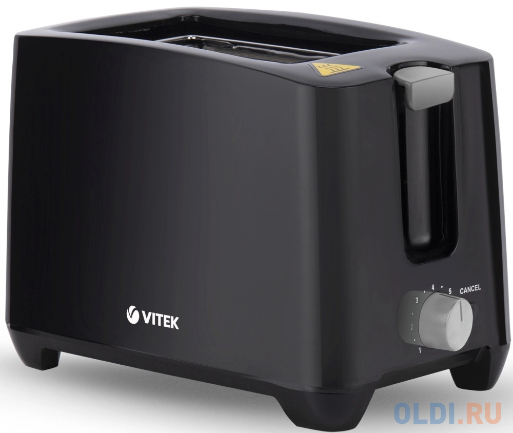 Тостеры Vitek  ОЛДИ Тостер Vitek Midnight VT-1574,  черный