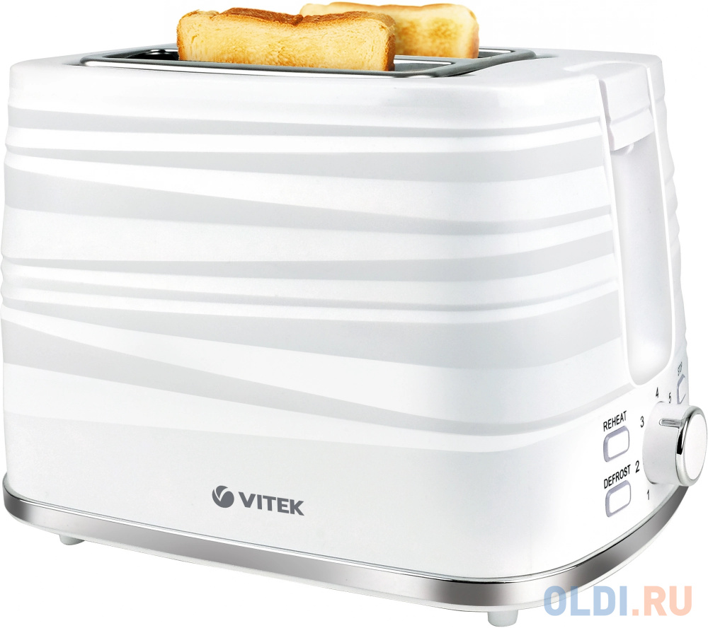 Тостеры Vitek  ОЛДИ Тостер Vitek VT-1575,  белый