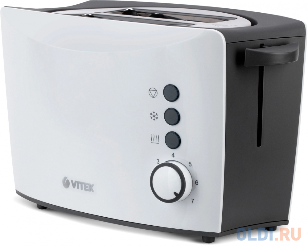 Тостеры Vitek  ОЛДИ Тостер Vitek VT-7166,  черный/белый