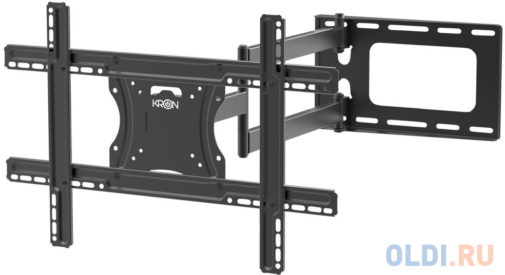 Кронштейн ONKRON/ 40-60" макс 400*600  наклон -5°/+15° поворот ±180° Макс нагрузка 68,2кг, от стены 110-711мм