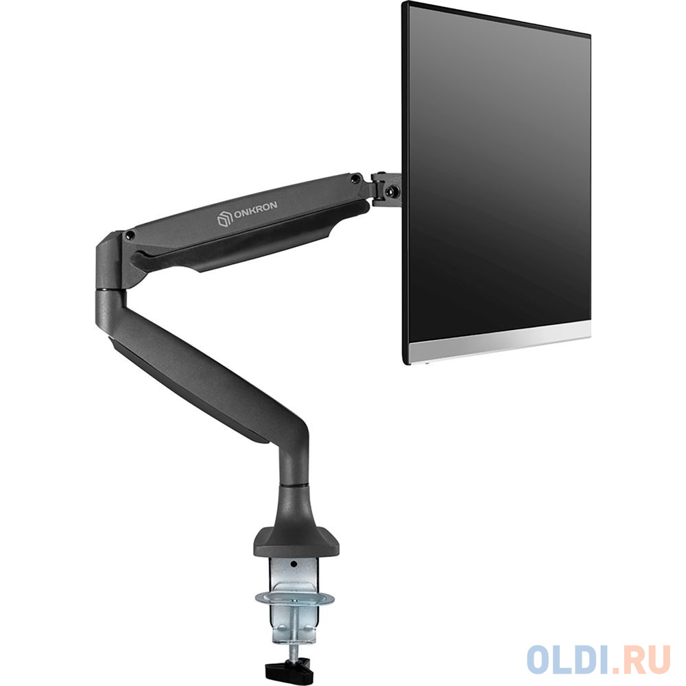 Кронштейн для мониторов Onkron G100 черный 13"-34" макс.9кг настольный поворот и наклон верт.перемещ.