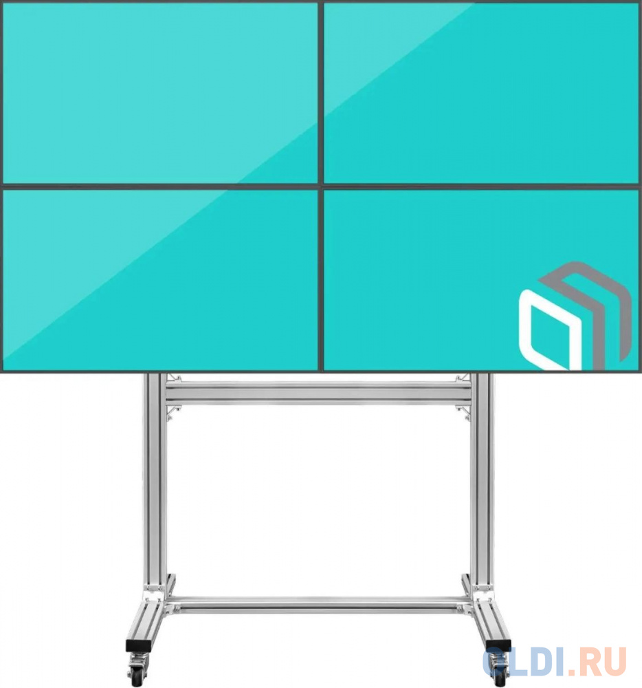 Подставка для телевизора Onkron FSPRO2L-22 черный 40"-55" макс.200кг напольный мобильный