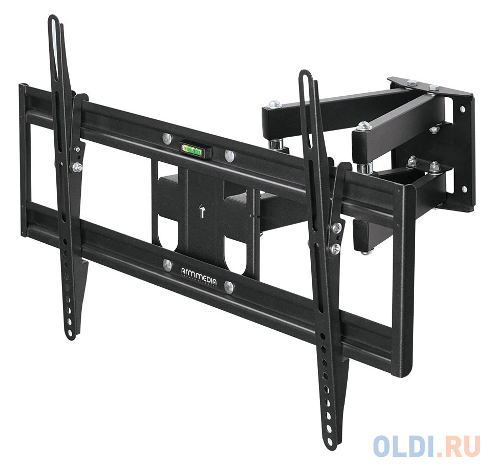   ОЛДИ Кронштейн Arm media PT-16 new Black настенный для TV 26"-65", max 50 кг, 3 ст св., нак. 0-12°, пов. 160°, от ст. 90-445 мм. max VESA 600x400
