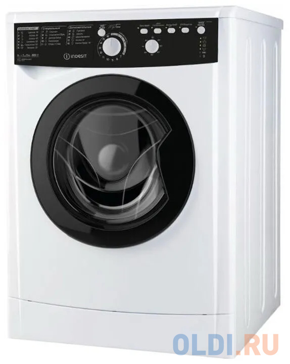 Стиральная машина Indesit EWSB 5085 BK CIS белый чёрный