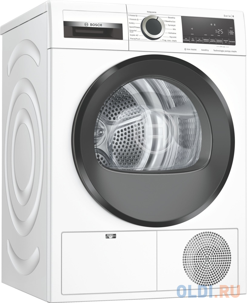 Сушильные машины Bosch  ОЛДИ Сушильная машина Bosch WQG241AKPL белый