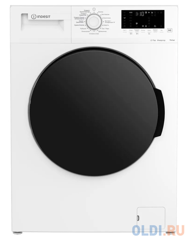 Стиральная машина Indesit WDS 7428 C7S VW класс: B загр.фронтальная макс.:7кг (с сушкой) белый