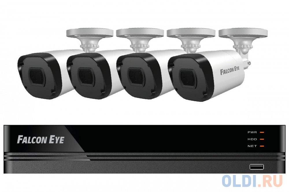 Комплект видеонаблюдения Falcon Eye FE-104MHD KIT Дача SMART