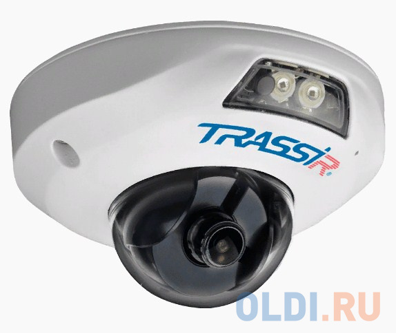 IP камеры Trassir  ОЛДИ Камера IP Trassir TR-D4121IR1 3.6 CMOS 1/2.7" 3.6 мм 1920 x 1080 H.264 RJ-45 PoE белый