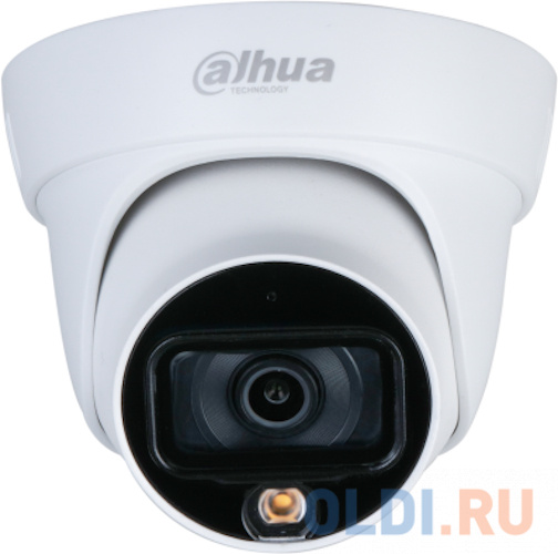 DAHUA DH-IPC-HDW1439TP-A-LED-0280B-S4 Уличная турельная IP-видеокамера Full-color 4Мп, 1/3” CMOS, объектив 2.8мм, LED-подсветка до 30м, IP67, корпус: