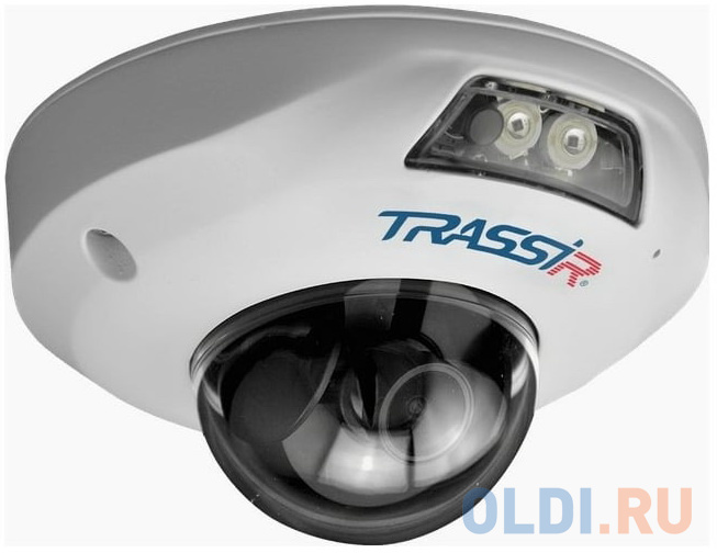 TRASSIR TR-D4121IR1 v6 2.8 Уличная 2Мп IP-камера с ИК-подсветкой. Матрица 1/2.7" CMOS, разрешение 2Мп