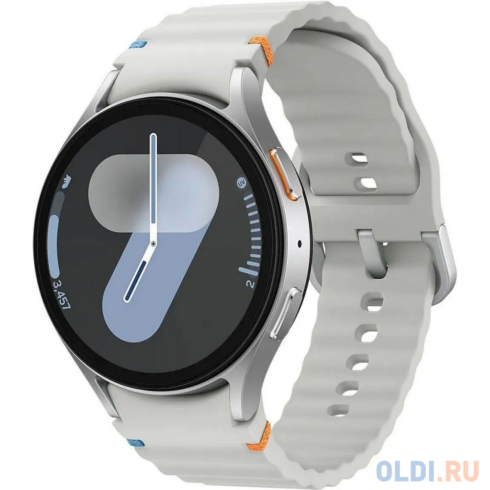 Умные часы Samsung Galaxy Watch 7 LTE 44мм 1.5 Super AMOLED корп.сереб. рем.серебристый