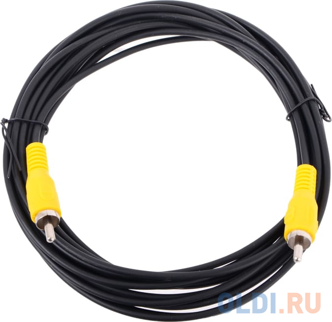 Кабель соединительный RCA (M) - RCA (M) черный 5m, Telecom <TAV4158-5M