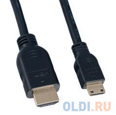 HDMI кабели  ОЛДИ Кабель HDMI-mini HDMI 2.0м Perfeo H1101