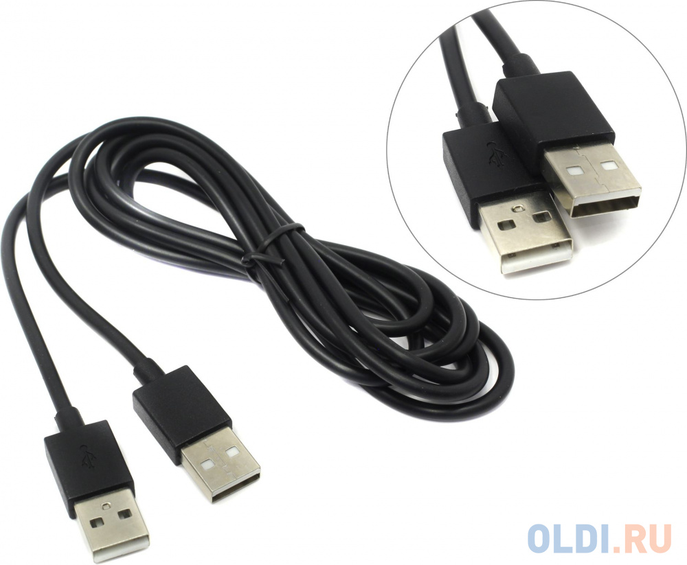 Exegate EX284930RUS Кабель USB 2.0 ExeGate EX-CC-USB2-AMAM-1.8 (Am/Am, 1,8м)