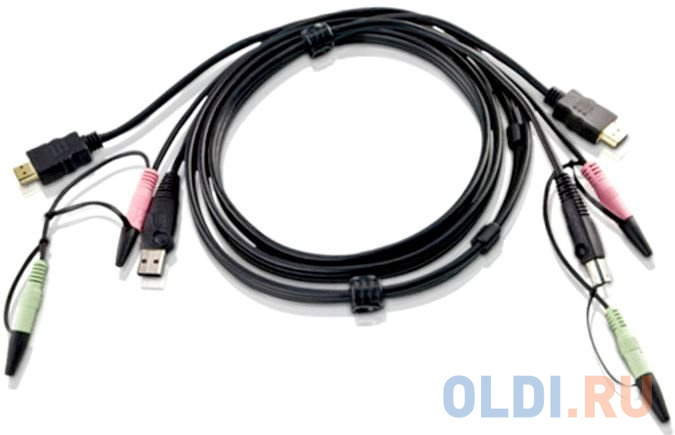 Кабель для KVM Aten  ОЛДИ Custom USB 2.0 HDMI KVM Cable L:1.8m