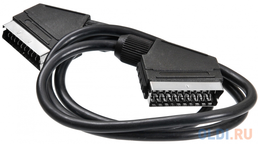 Кабель 1.0м Buro SCART(M)-SCART(M) черный